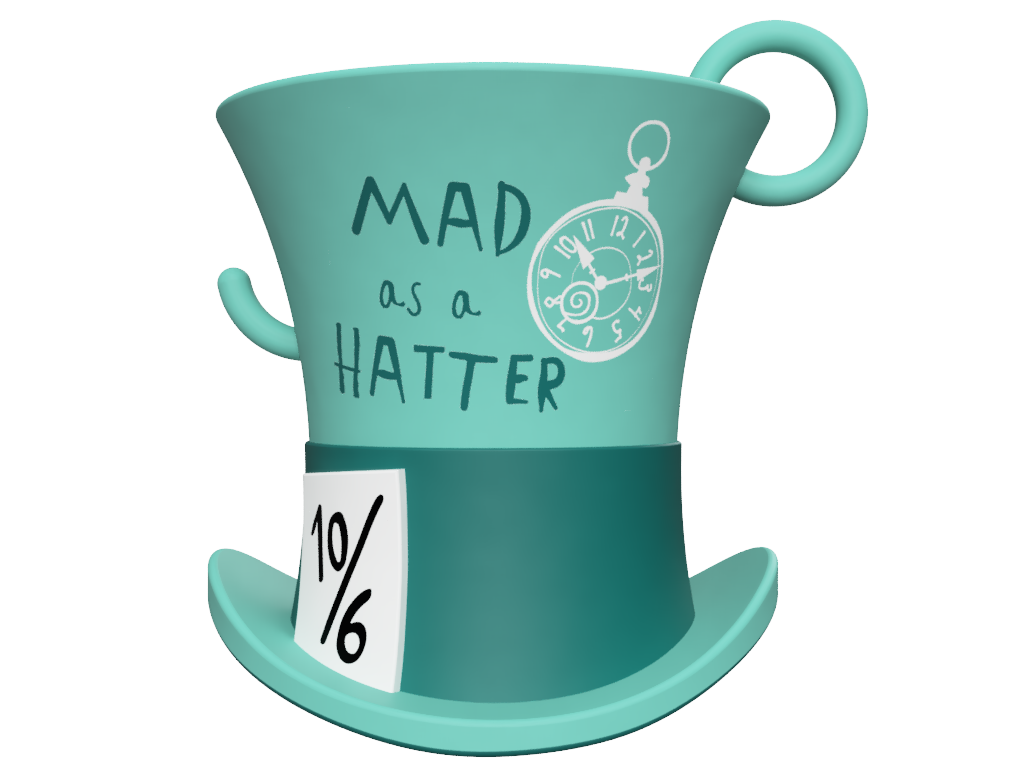 Mad Hatter Waste Bag Holder