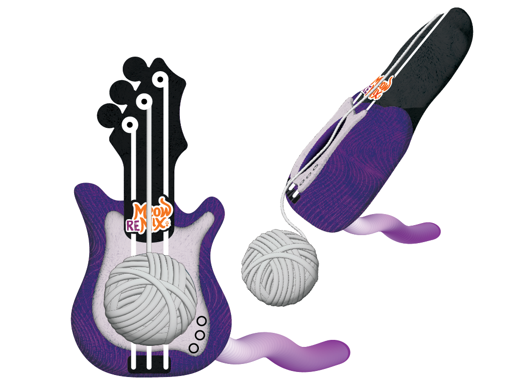 Guitar Yarn Toy